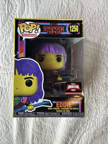 Funko Pop! Vinyl: Stranger Things - Eddie with Guitar (Black Light) - Target (T)