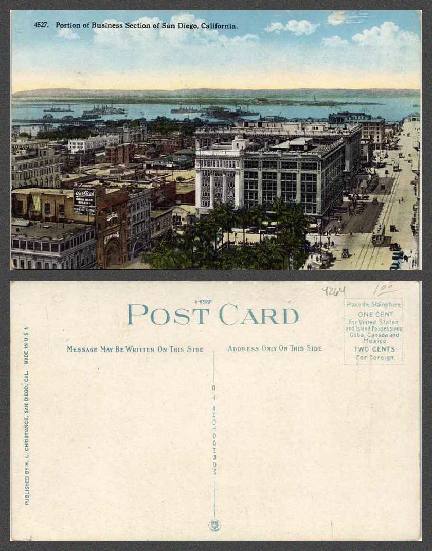 CALIFORNIA San Diego VINTAGE POSTCARD | eBay