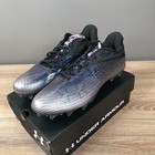 Ua Blur Smoke Mc Cleats Women's Sz 9 Lacrosse Football Black Gray 3025123-002
