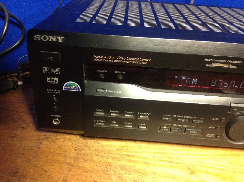 Sony Digital Audio/Video Control Center FM Stereo/FM -AM