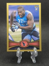 2012 Topps Gold /2012 Whitney Mercilus #156 Rookie RC Houston Texans