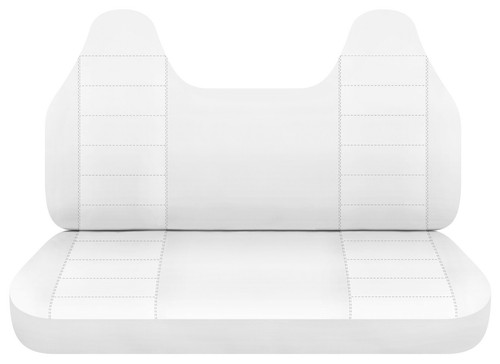 Truck seat covers Fits Ford F250 1993 to 1998 front bench W/ Molded headrest - Picture 2 of 19