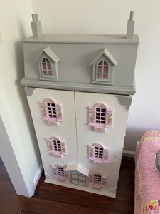 wooden doll house eBay
