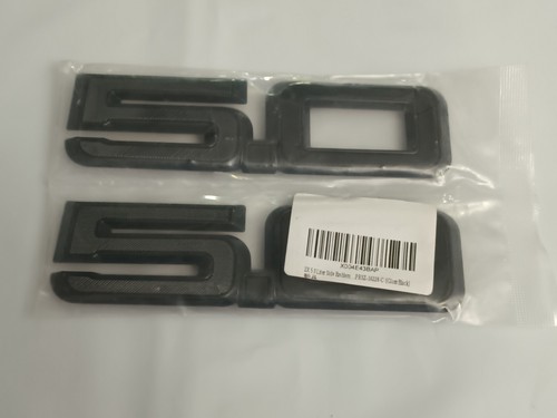 2Pc 2024 - 2025 5.0 Fender Emblem Nameplate Badge Gloss Black New PR3Z-16228-C - Bild 10 von 13