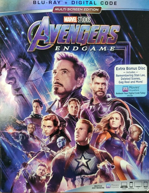 Avengers: Endgame (Blu-ray + Digital, 2019) | eBay