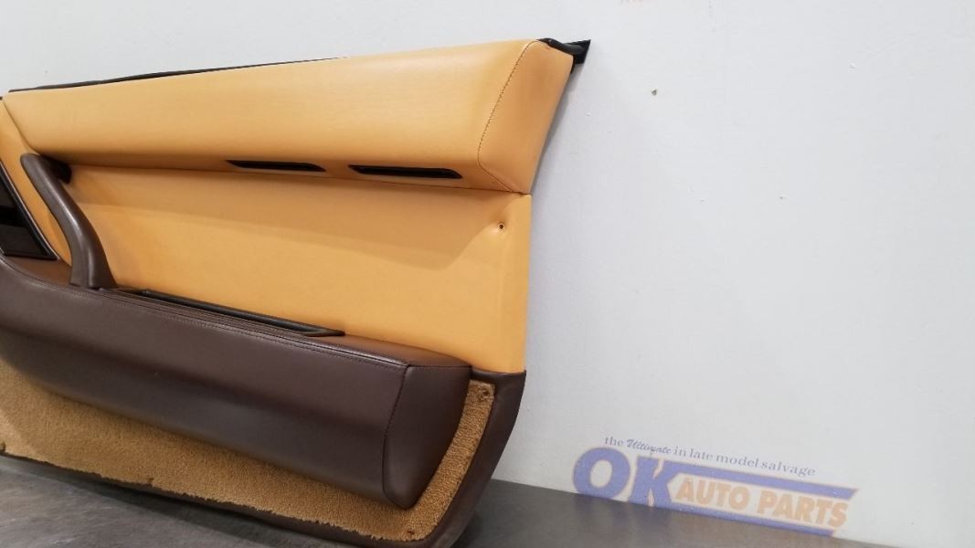 Ferrari Testarossa 1990 Front Right Door pocket trims Set Brown