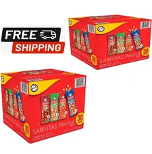 2 Boxes Sabritas Variety Pack Peanuts ~ Individual Pack)