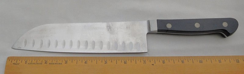 Henckels International 7" Scalloped Santoku Knife Fully Forged 31170-180  Spain