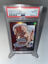 Monkey.D.Garp (002) (Alternate Art) OP02-002 Paramount War Foil