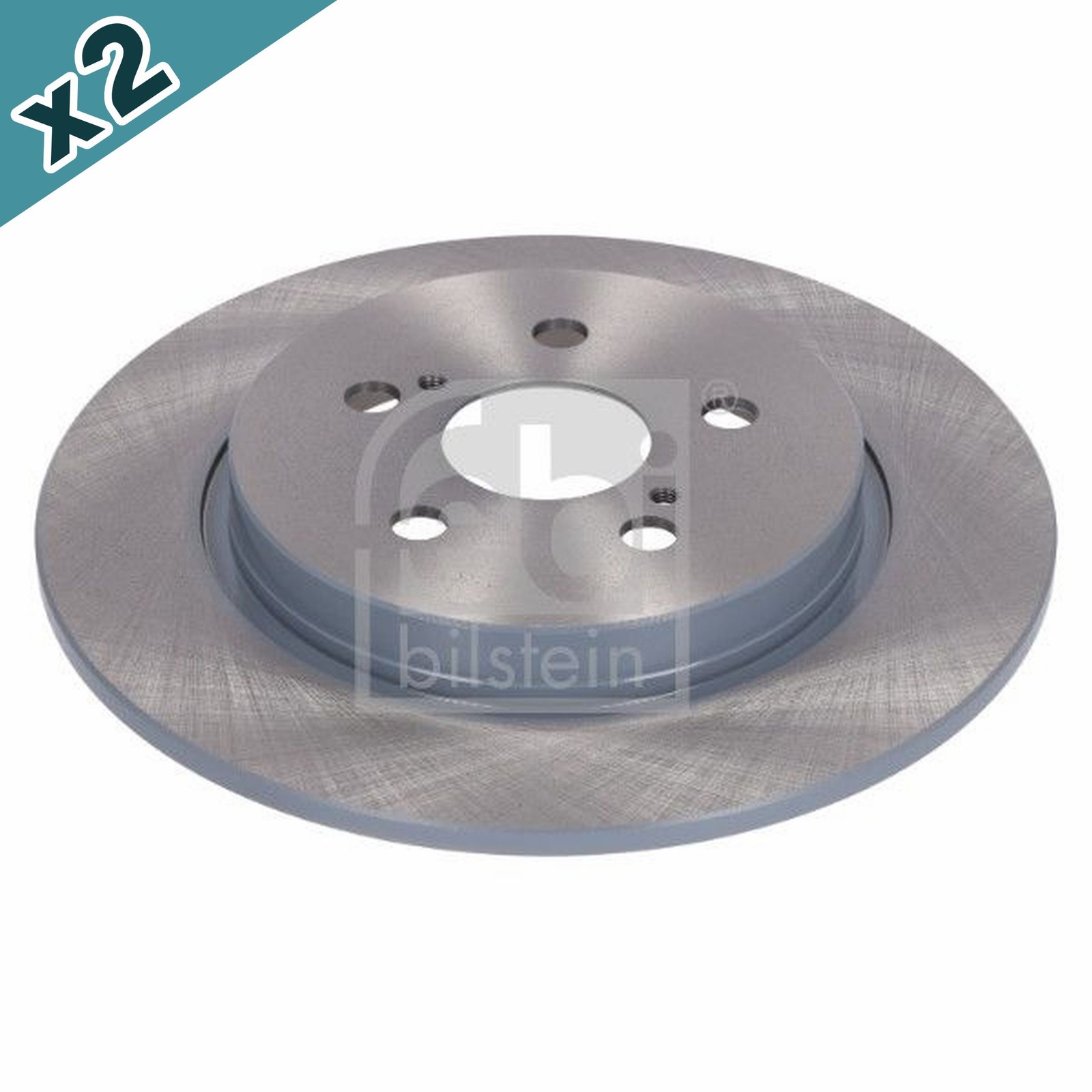 FEBI BILSTEIN 193391 Brake Disc Rear Coated 270mm Diameter Fits Toyota Corolla