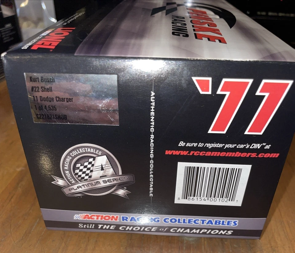 Kurt Busch Shell Pennzoil Lionel ARC 2011 1 de 4535 escala 1/24 NASCAR de carreras Foto 3 de 4