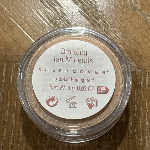 MINERALES BRONCEADOS BRONCEADOS BRONCEADOS cubierta transparente iluminador de labios a tapa 1 g NUEVO SELLADO DE FÁBRICA - Imagen 5 de 5