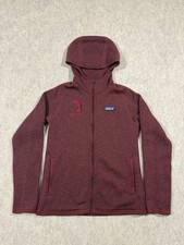 Patagonia Women's Better Sweater Fleece Jacket Hoodie Small Burgundy Full Zip