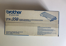 Brother TN-350 Black Toner Cartridge HL-2040 Genuine New Sealed Box