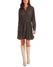 Minkpink Lydia Tiered Shirt Dress Women's S