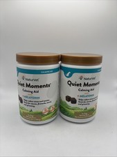 Lot of 2 NaturVet Quiet Moments Calming Aid Dog Melatonin 180 Soft Chews