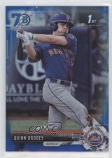 2017 Bowman Draft Chrome Blue Refractor 70th Anniversary 60/200 Quinn Brodey ok2