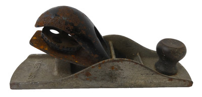Made in USA Small Block Plane Planer Carpentry Woodworking Tool Vintage Used