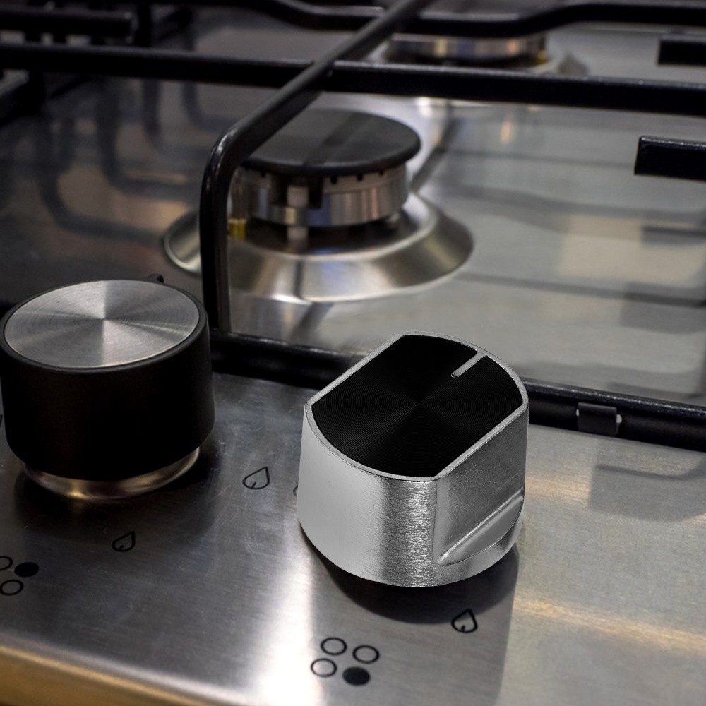 2 Pcs Zinc Alloy Gas Stove Knobs Replacement Burner Control Cooking Knobs