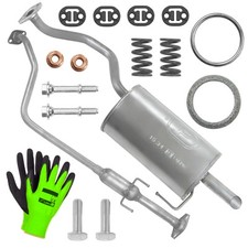 Schalldämpferset Auspuff für Nissan Micra 4 IV K13 Fließheck 1.2 (2010-2016)