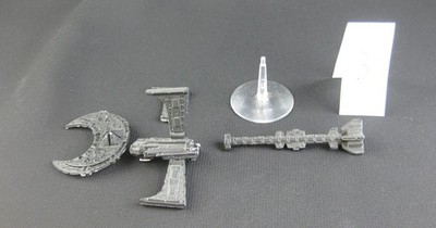 Battlefleet Gothic / Raumflotte Gothic : Necron Scythe Class Harvest Ship  (3)