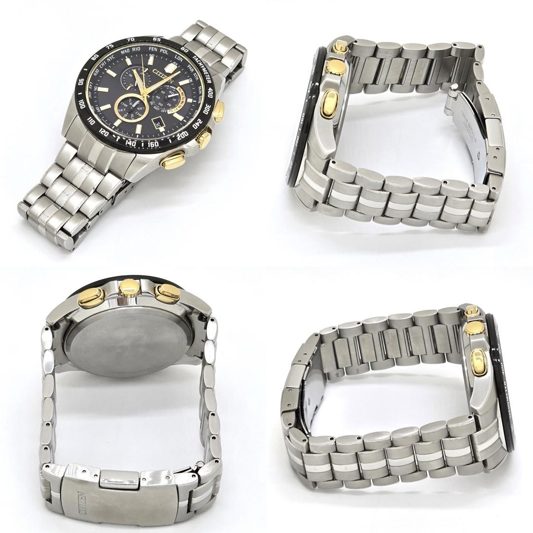 Citizen Eco Drive Solar Radio Watch Used Men Limited Edition From Japan From Jap image 4