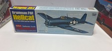 Guillow's Grumman F6F Hellcat Balsa Wood Model Airplane Kit, WWII Plane GUI-503