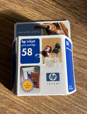 NOS HP 58 Inkjet Print Cartridge Photo Genuine New/Sealed C6658AN