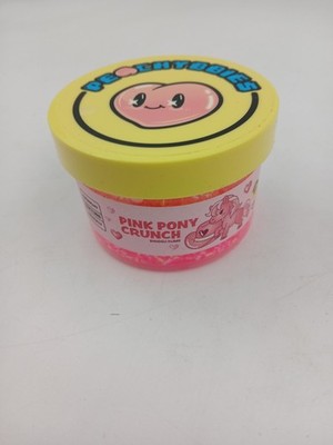 Peachybbies Pink Pony Crunch Slime Mixed Berry Scented Bingsu Charms ASMR USA