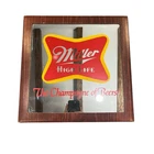 Vintage Miller High Life Beer Mirror Sign The Champagne of Beers 12.5x12.5