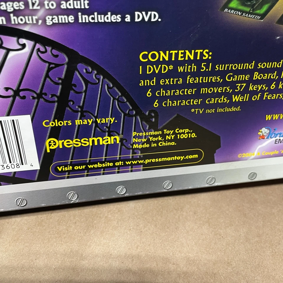 Pressman Atmosfear The Gatekeeper DVD Board Game - Image 4 of 4