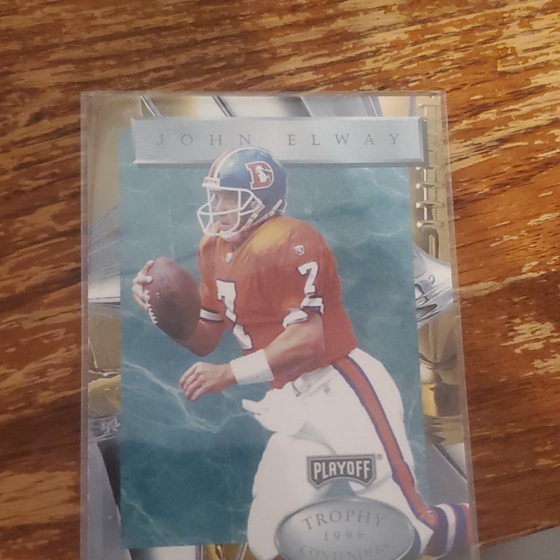 1996 Playoff Trophy Contenders - John Elway #7