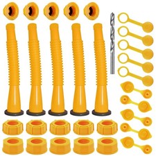Gas Can Spout Replacement Kit, Gas Can Nozzle Replacement 5 KitYellow All gas...