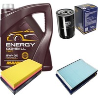 SCT Inspektionspaket 5L Mannol Energy 5W-30 FüR Audi A3 1.6 1.8 TT Skoda Octavia