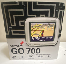 TomTom GO 700 Bluetooth 3.5" Portable Car GPS w/ Case, Accessories, CD