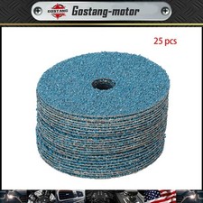 Zirconia Resin Fiber Grinding and Sanding Discs 5  x 7/8  24 Grit 25 Pack