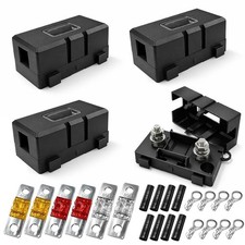 ANS Auto-Sicherungshalter Midi 4 St&uuml;ck, Kfz Sicherungshalter mit 40A/50A/80A