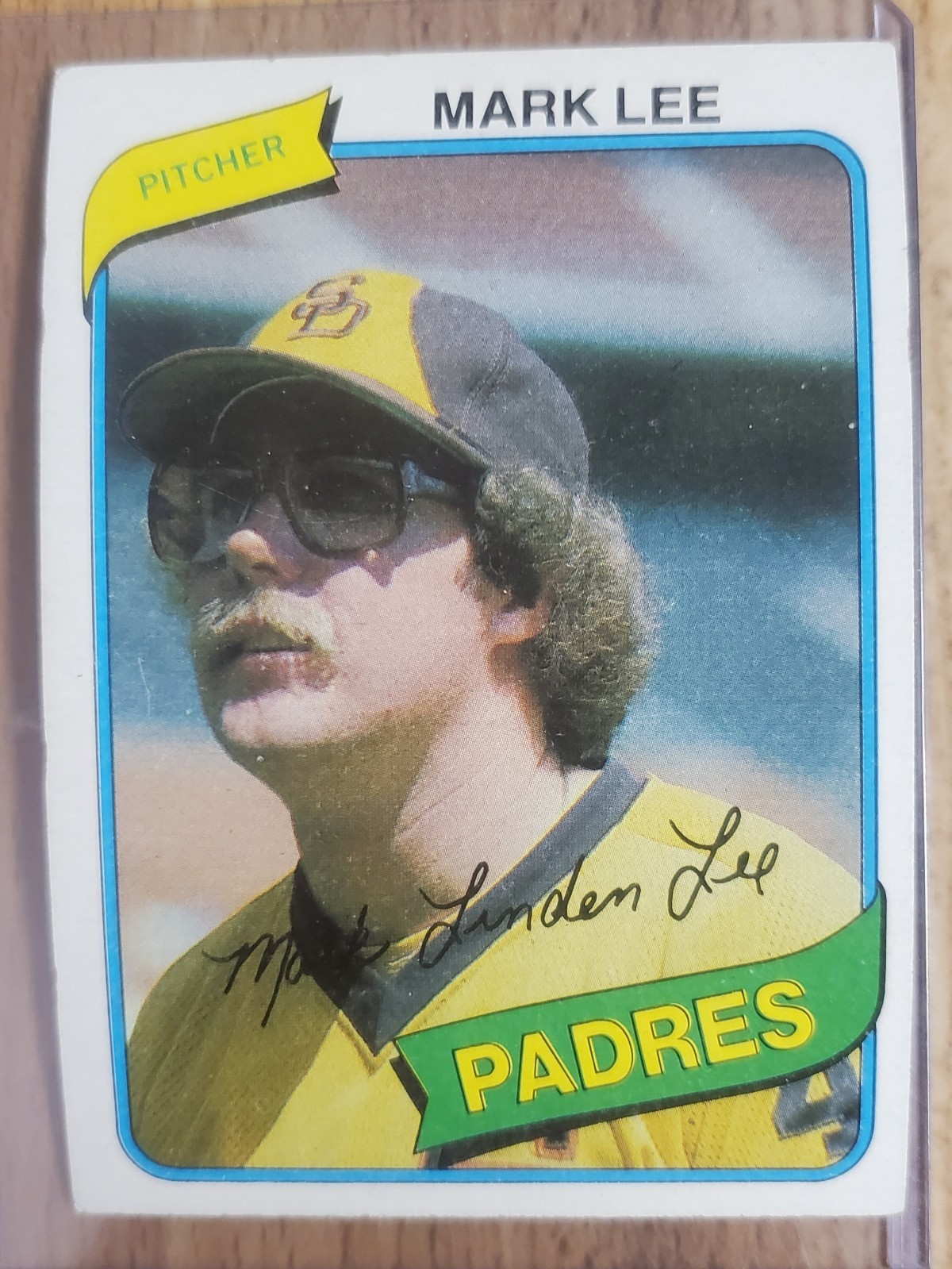 1980 Topps #557 Mark Lee San Diego Padres