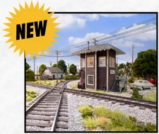 Woodland Scenics ~ HO Scale ~ Interlocking Tower ~ Built-&-Ready ~ BR5074