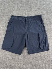 Vintage Nike Shorts Men 36 Blue Cotton Cargo Chino Utility Outdoor Sport 90s