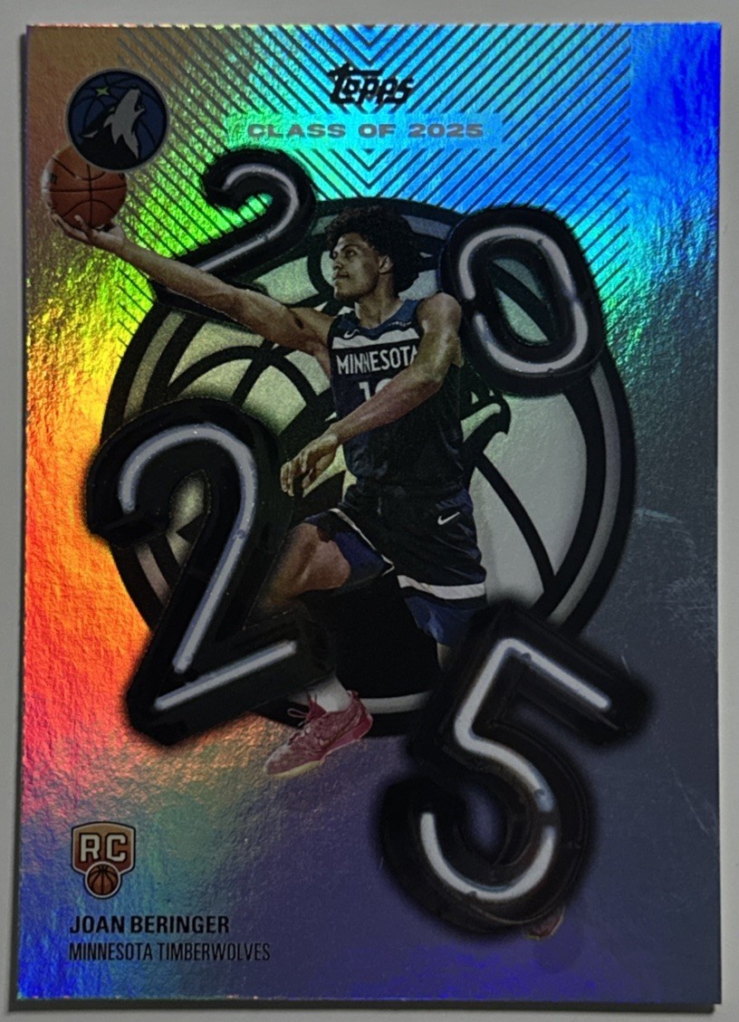 2025-26 Topps Joan Beringer Class Of 2025 C25-17 SSP Minnesota Timberwolves