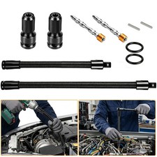 Torque Socket Ratchet Spanner 12 Flexible Shaft Extension Extender For Impact Torque Socket Ratchet Spanner 12 Flexible Shaft Extension Extender For Impact