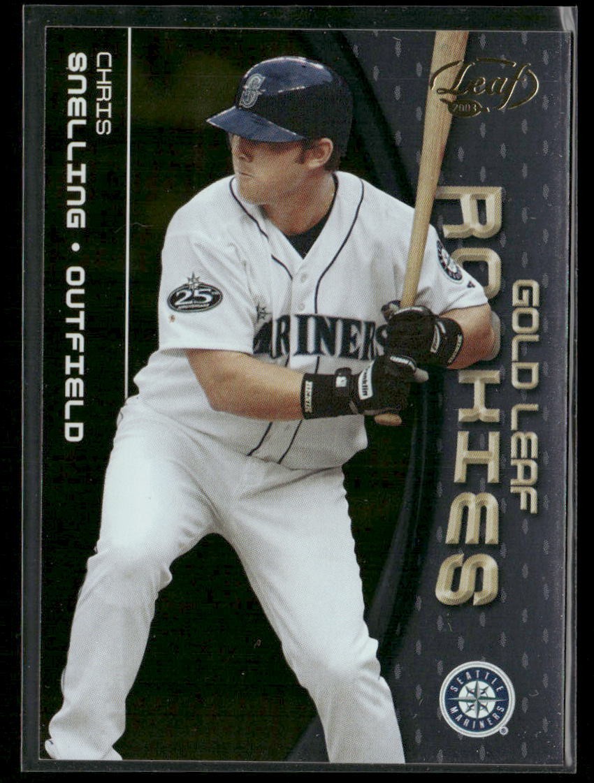 2003 Leaf #4 Chris Snelling Gold Leaf Rookies