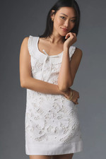 NWT Anthropologie Vineet Bahl Sleeveless Lace Collared Dress XS