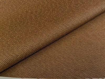 5.6+ yds Heman Miller Hopsak by Alexander Girard Sienna Brown Upholstery Fabric