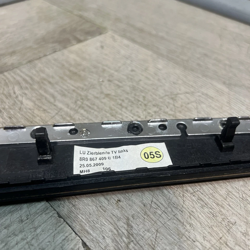 Moldura de panel de puerta delantera trasera izquierda Audi Q5 09-12 OEM Foto 3 de 4