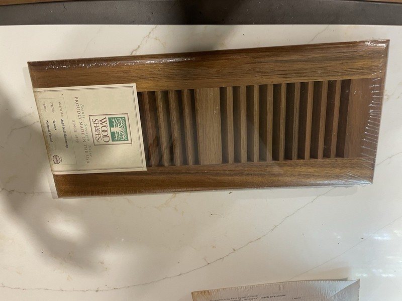 Group Of 4 Wooden  Floor Vents