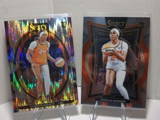 2025 Select Aneesha Morrow RC #8 Silver Flash Prizm + Base