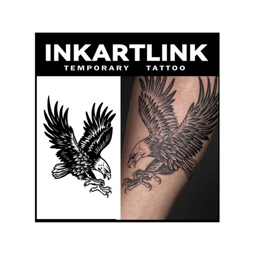 INKARTLINK Tattoo Tech,2 Sheets ExtraLarge Semi Permanent Tattoo,Adult Art De... - product listing photo