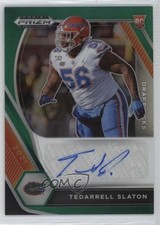 2021 Panini Prizm Draft Picks Green Tedarrell Slaton #DPA-TES Auto 1fa0